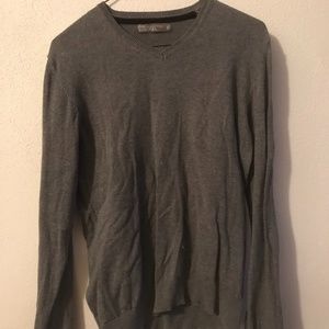 Light Gray Long-Sleeve Top